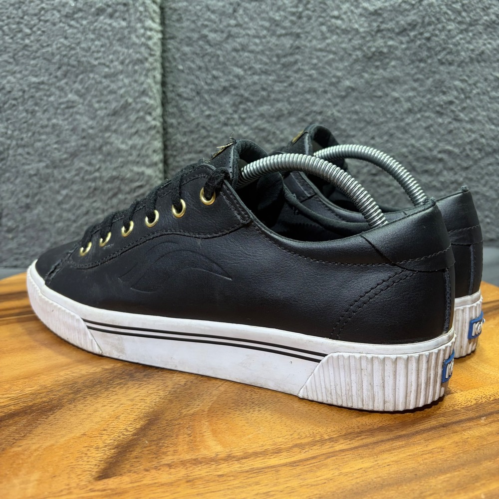 Keds Jump Kick Duo Black Leather Platform Sneakers WH64947 Womens 11 - Picture 6 of 12